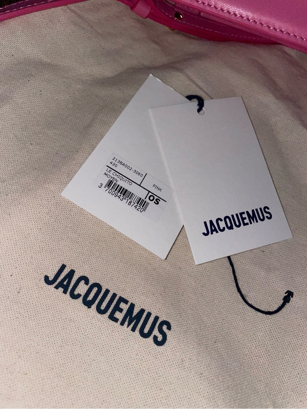 Jacquemus Pink Le chiquito moyen Handle Bag - Picture 6 of 9